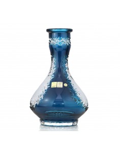 Vase Caesar Crystal - Drop - Frozen V Turquoise