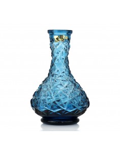 Vase Caesar Crystal - Drop - Rock - Blue