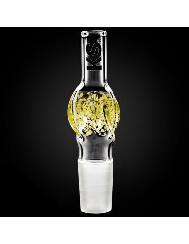 Adaptateur de tuyau KS "Minea" 18/8 jaune