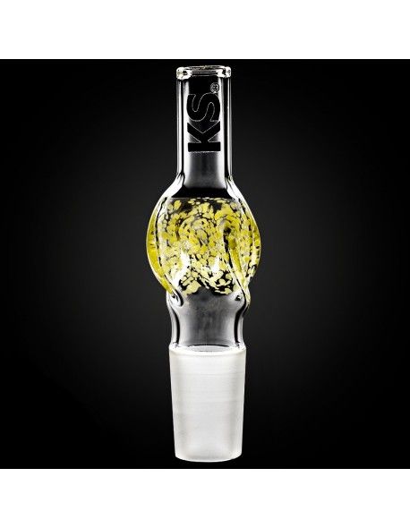 Adaptateur de tuyau KS "Minea" 18/8 jaune