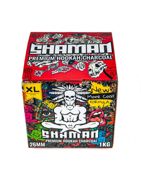 Charbon Naturel Shaman Hookah 1 kg - 26 mm